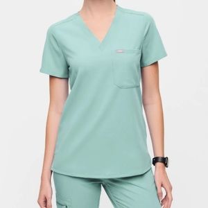 FIGS Women's Seaglass Catarina One-Pocket Scrub Top XL